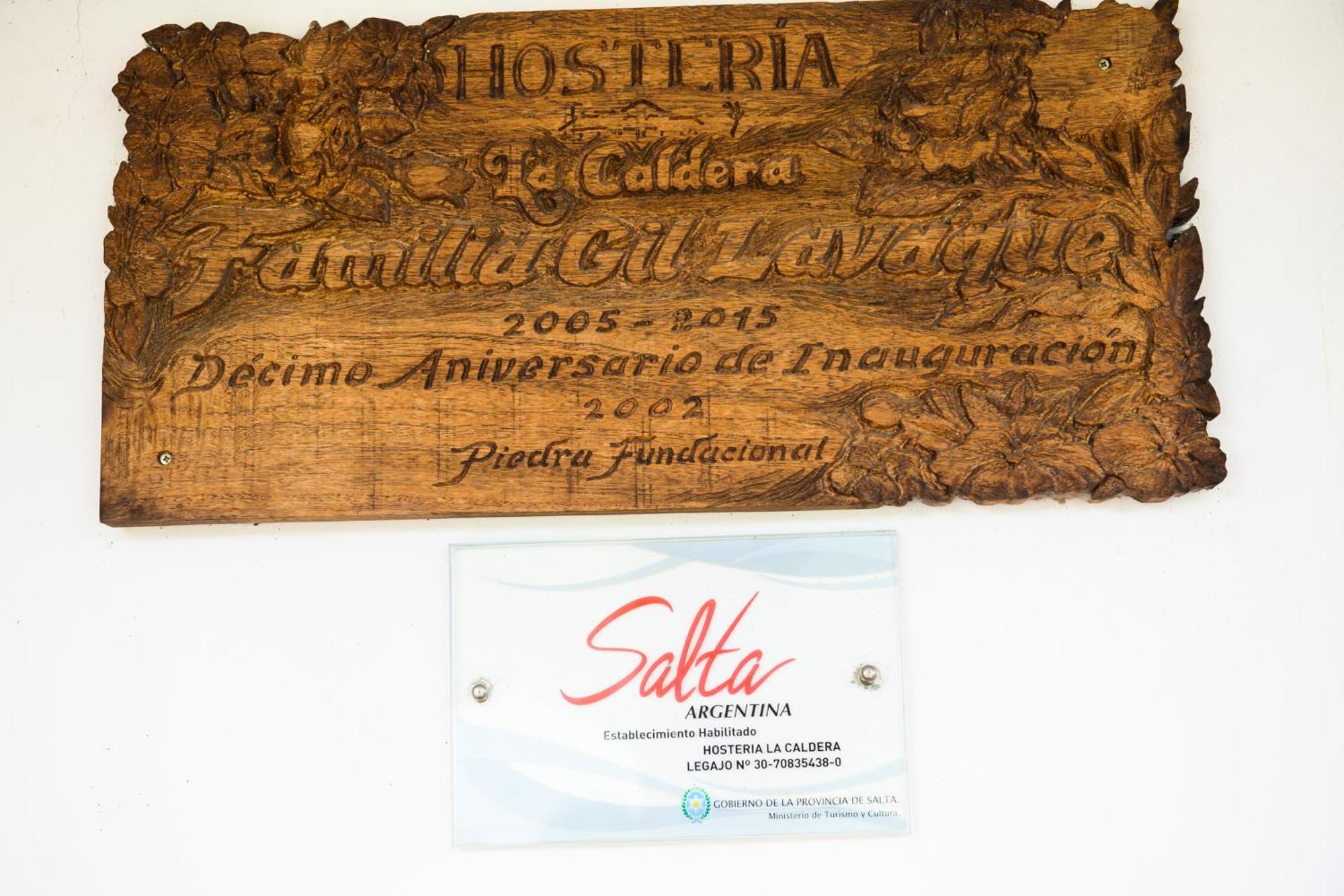 Hosteria La Caldera Kültér fotó
